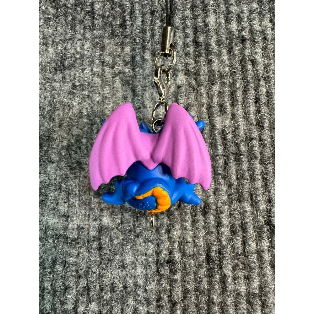 Dragon Quest Malroth Figure Phone Charm Blue Purple God of Destruction Enix